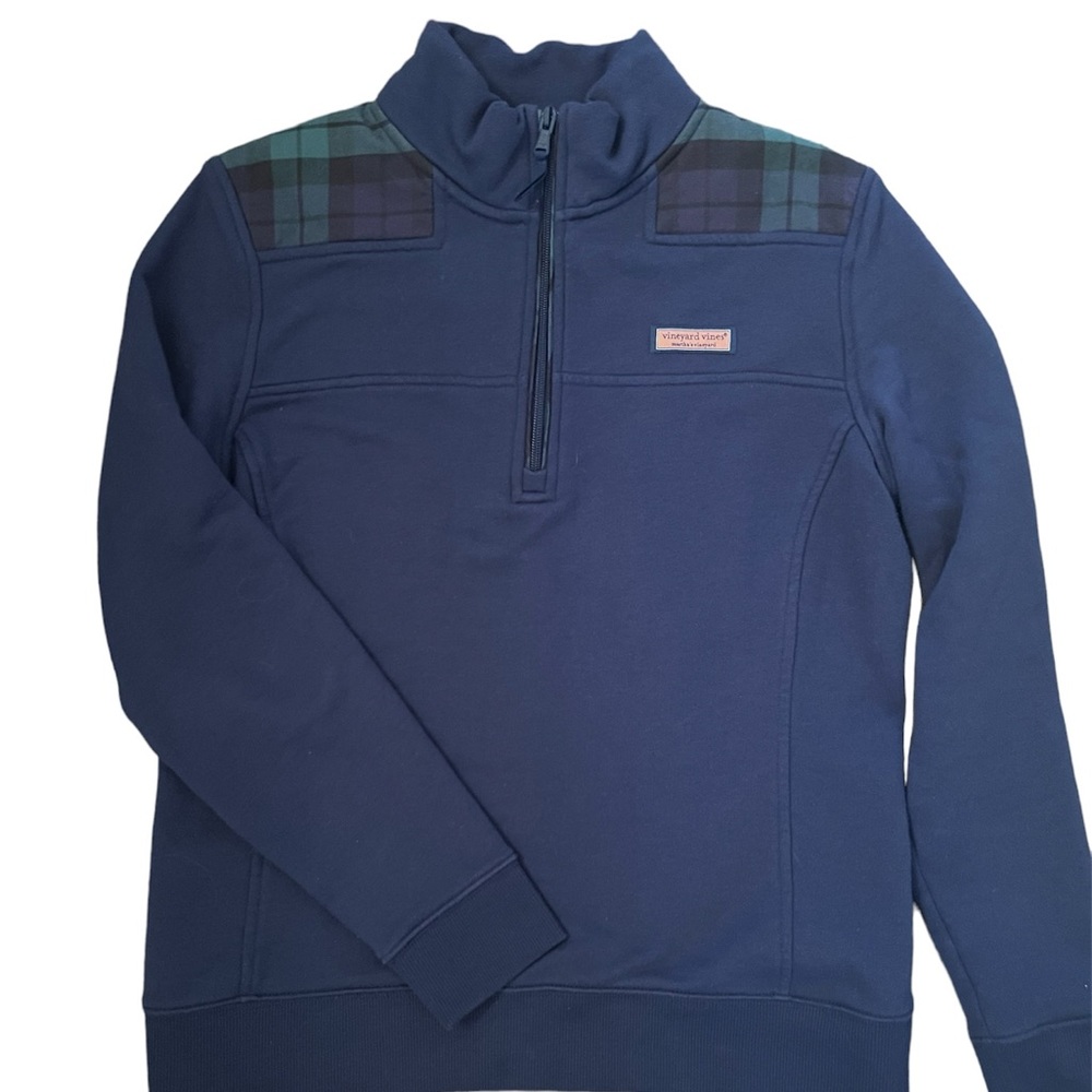 Vineyard Vines Classic Shep Pullover Tartan Plaid Small